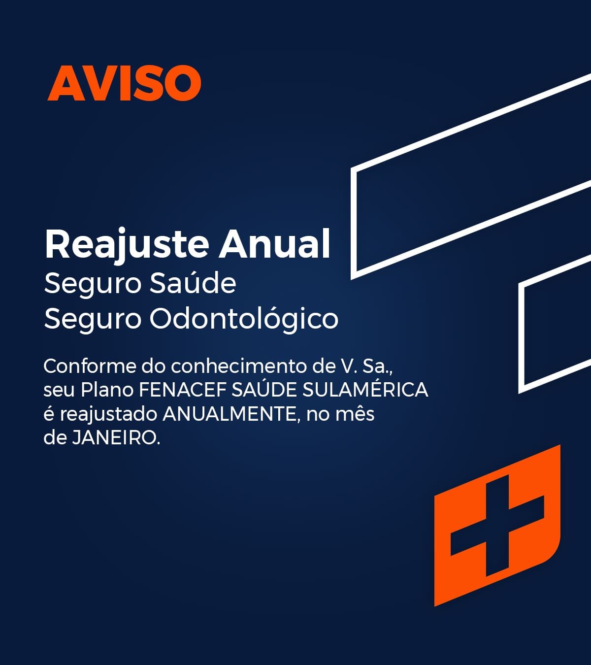 Aviso de Reajuste Anual - JAN/2025