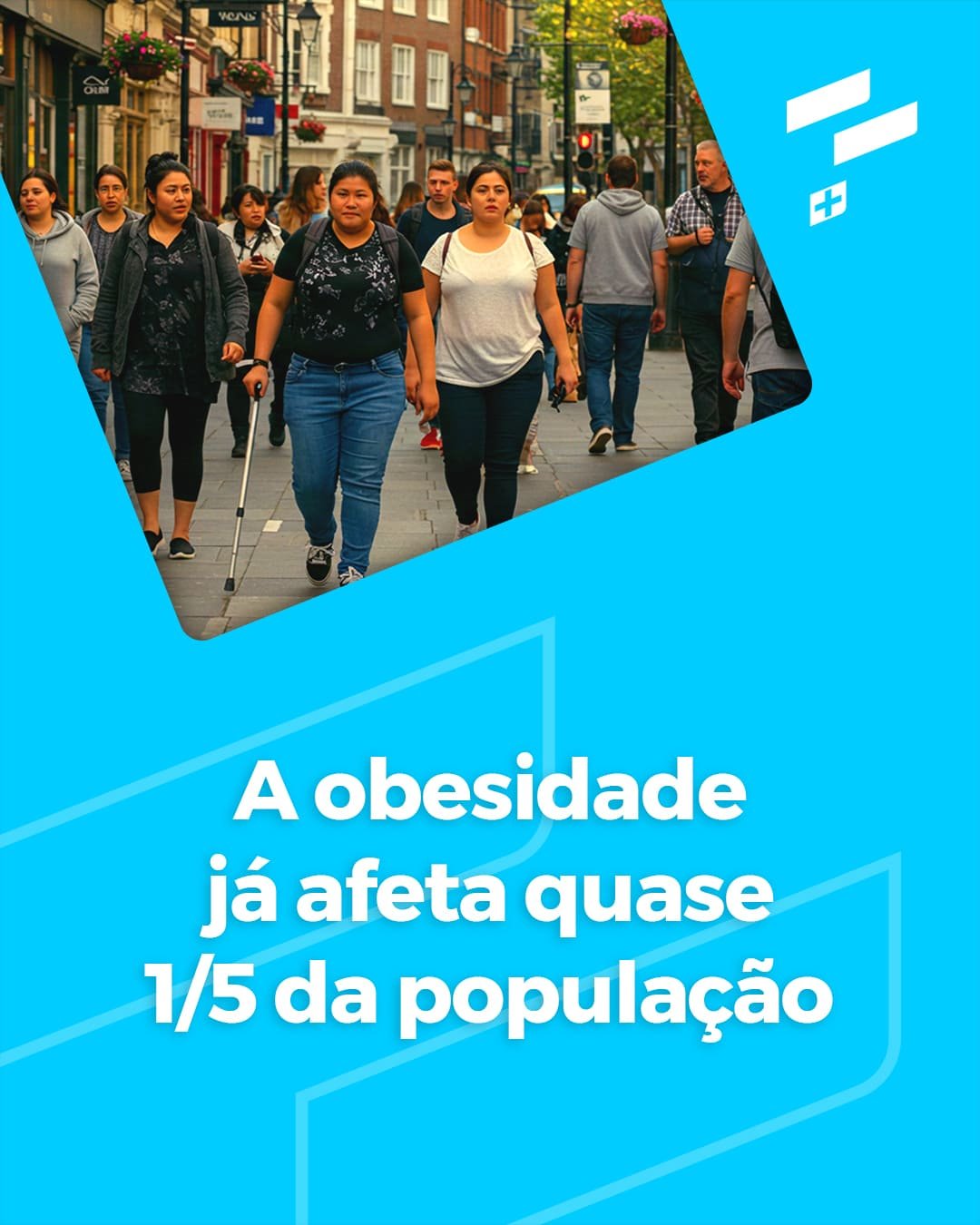 A obesidade já afeta quase 1/5 da população