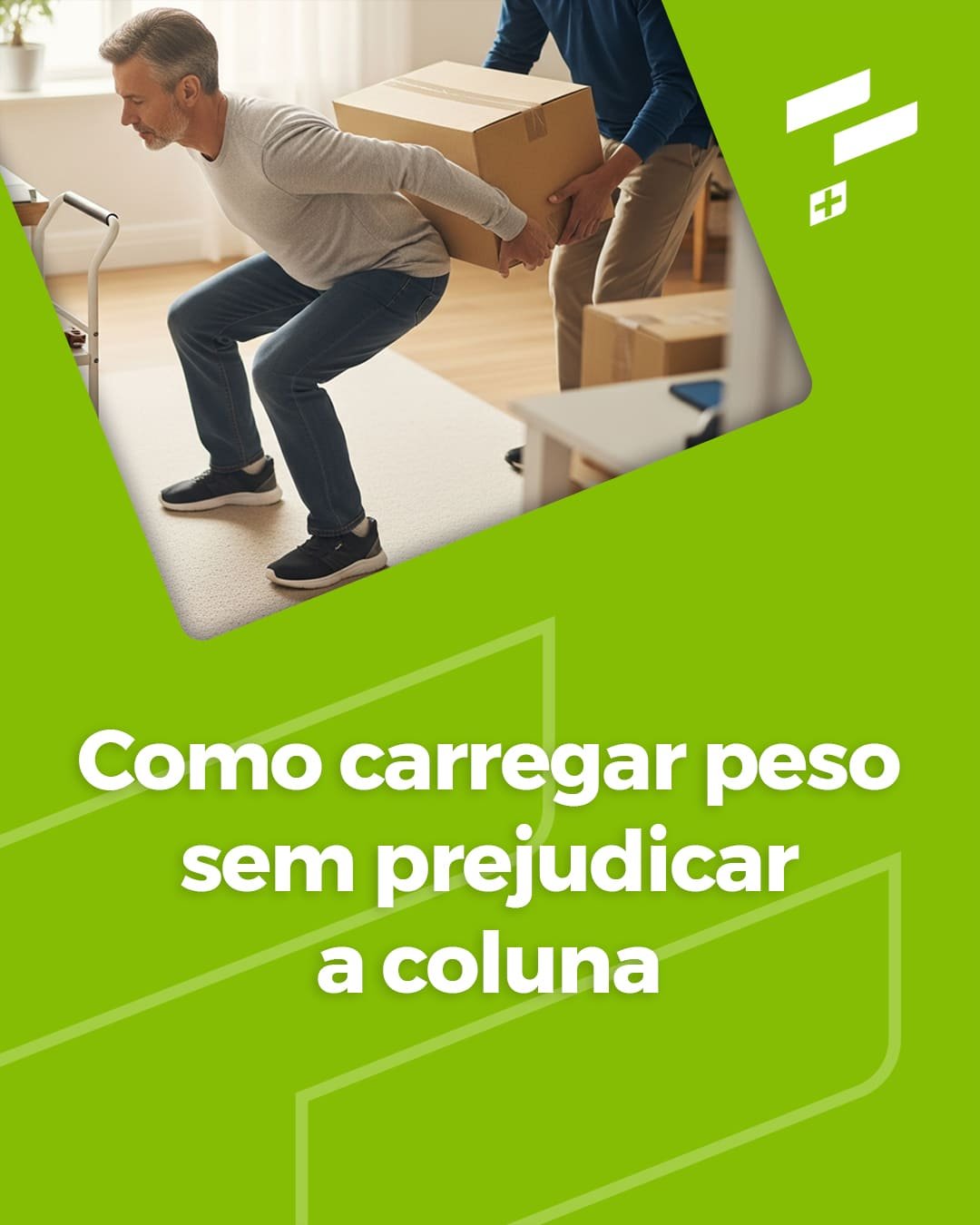 Como carregar peso sem prejudicar a coluna