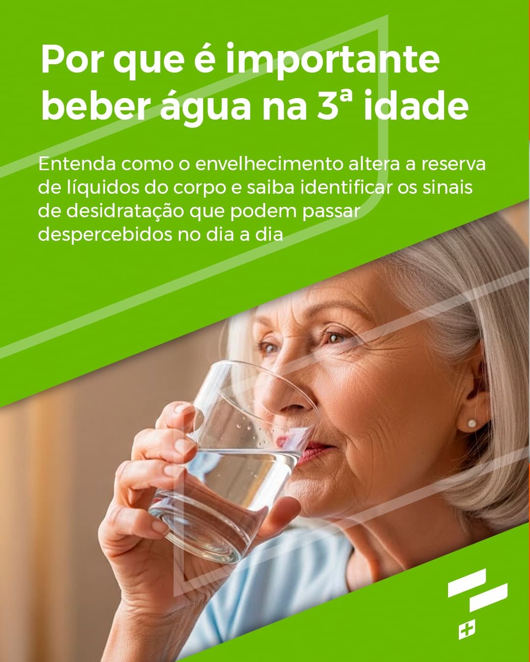 Por que é importante beber água na terceira idade